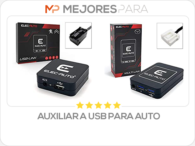 auxiliar a usb para auto