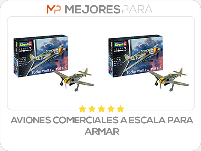 aviones comerciales a escala para armar