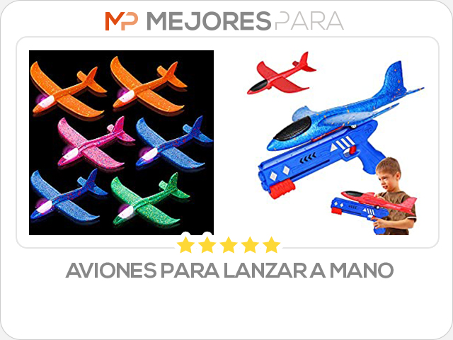 aviones para lanzar a mano