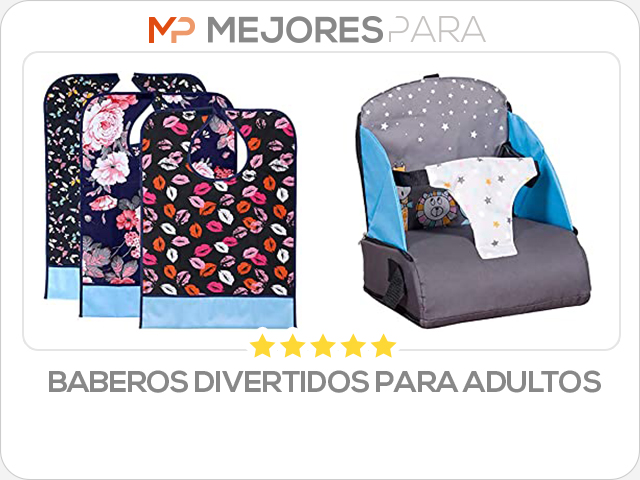 baberos divertidos para adultos