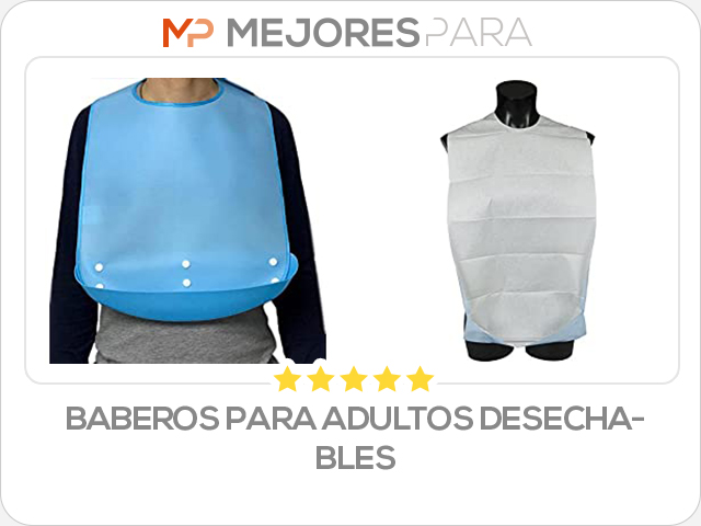 baberos para adultos desechables