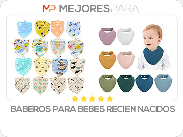 baberos para bebes recien nacidos