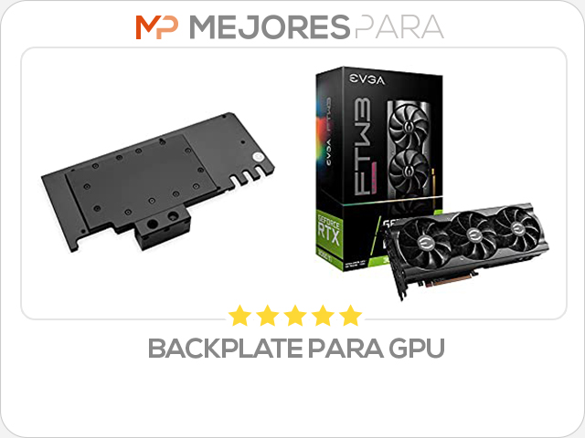 backplate para gpu