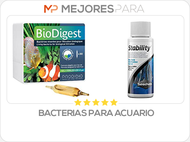 bacterias para acuario