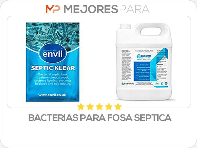 bacterias para fosa septica