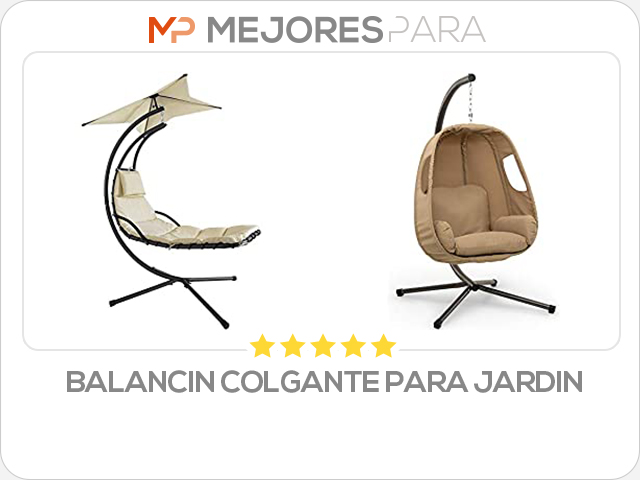 balancin colgante para jardin