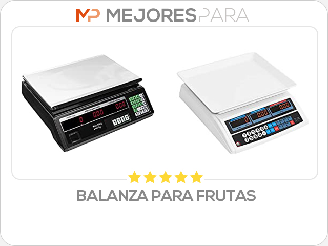 balanza para frutas