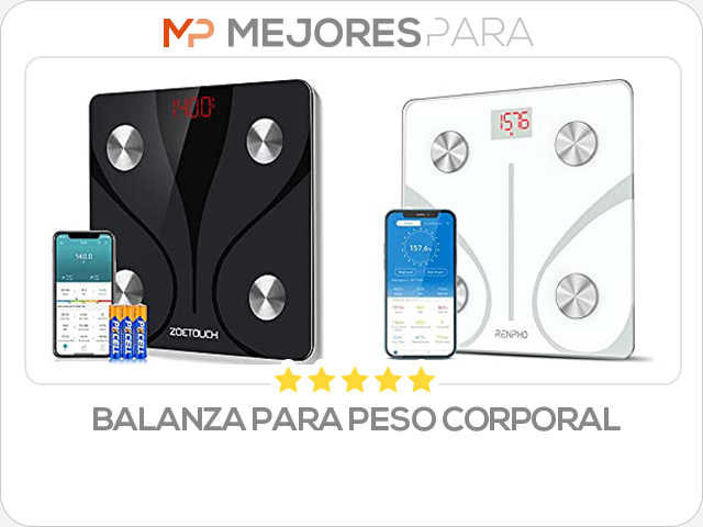 balanza para peso corporal