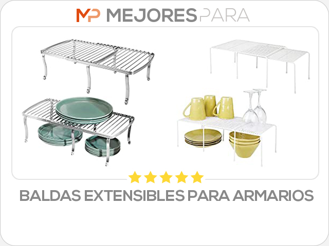 baldas extensibles para armarios