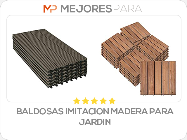 baldosas imitacion madera para jardin