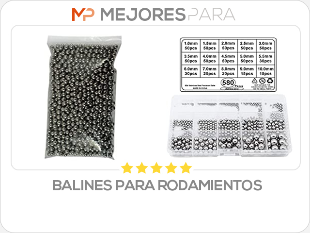 balines para rodamientos