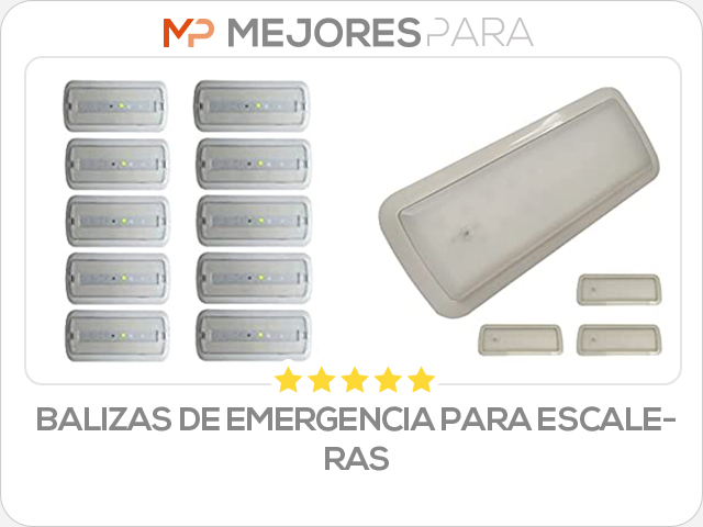 balizas de emergencia para escaleras