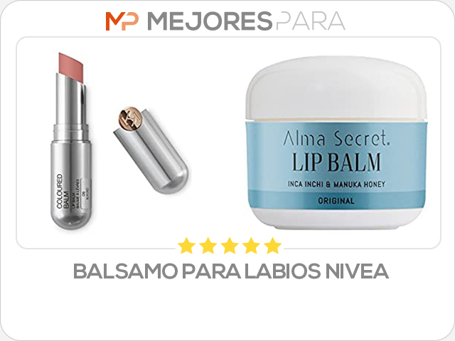 balsamo para labios nivea