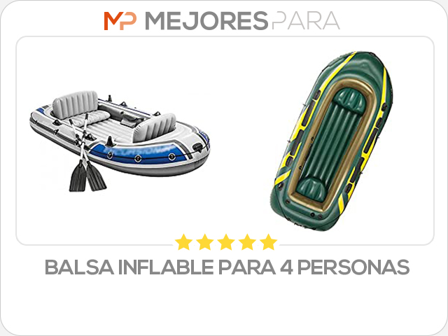 balsa inflable para 4 personas