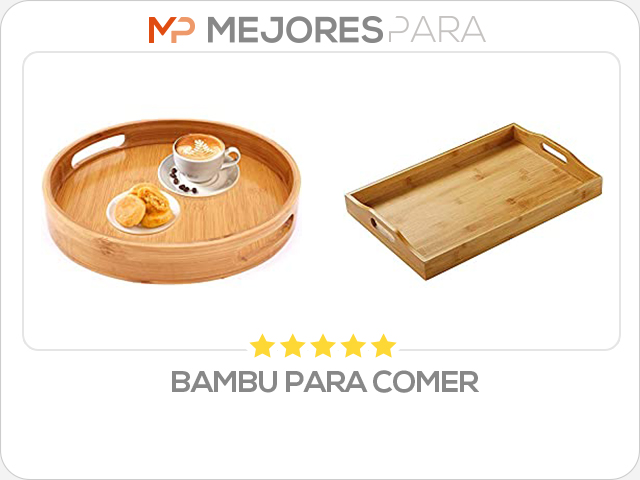 bambu para comer