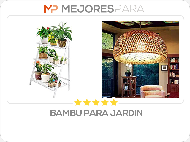 bambu para jardin