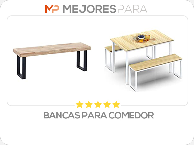 bancas para comedor