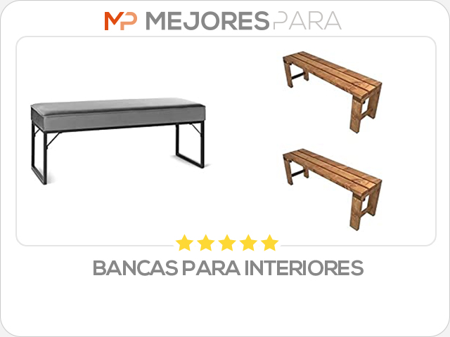 bancas para interiores