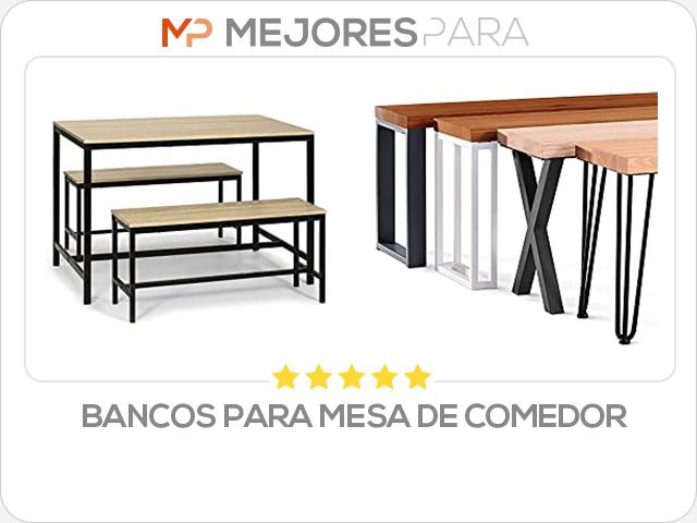 bancos para mesa de comedor