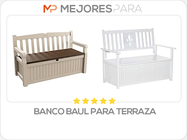 banco baul para terraza