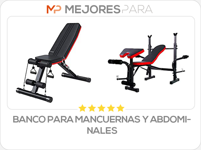 banco para mancuernas y abdominales