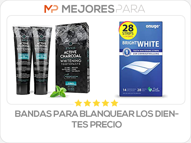 bandas para blanquear los dientes precio