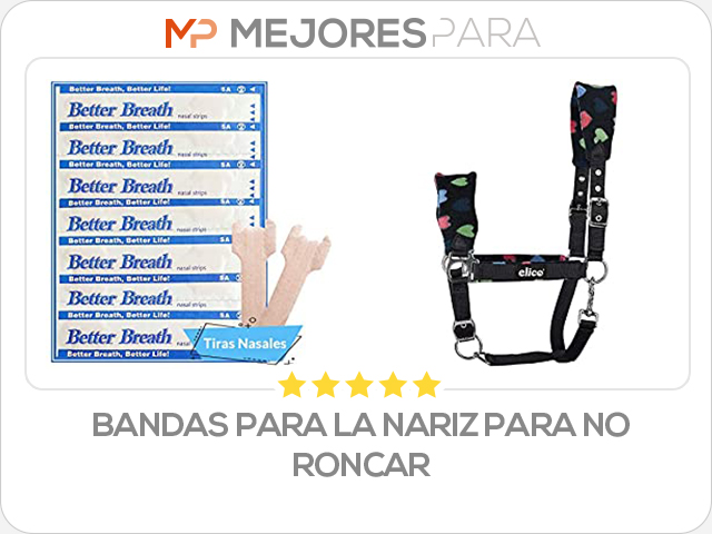 bandas para la nariz para no roncar