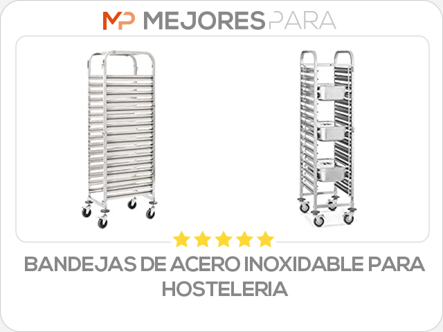 bandejas de acero inoxidable para hosteleria