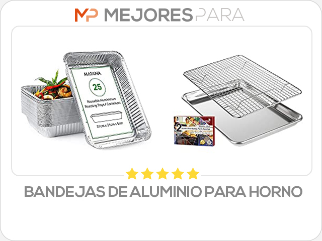 bandejas de aluminio para horno