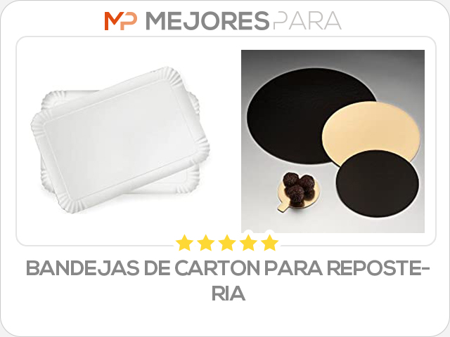 bandejas de carton para reposteria