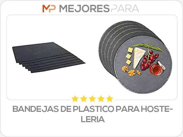 bandejas de plastico para hosteleria