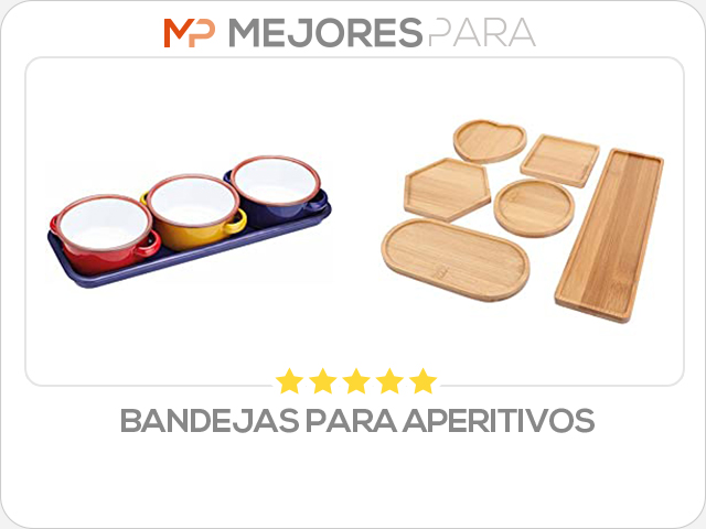 bandejas para aperitivos