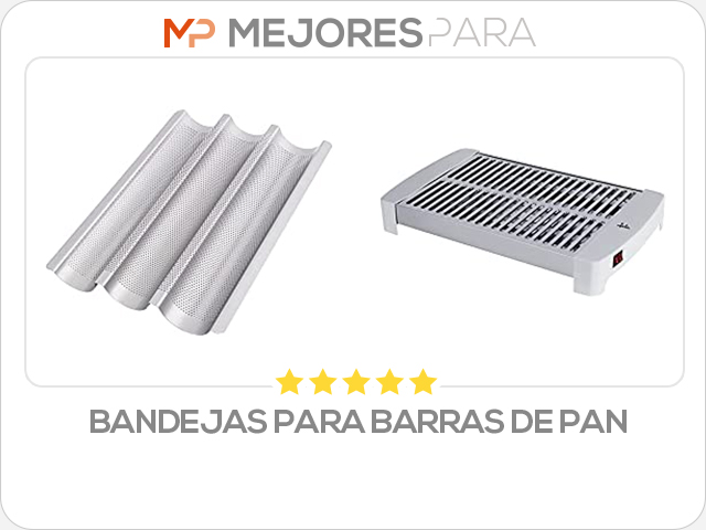 bandejas para barras de pan