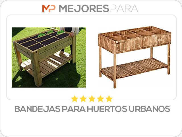 bandejas para huertos urbanos