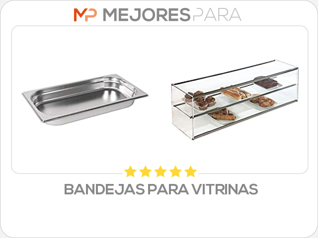 bandejas para vitrinas