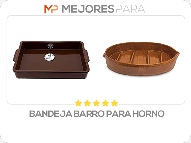 bandeja barro para horno