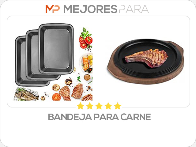 bandeja para carne