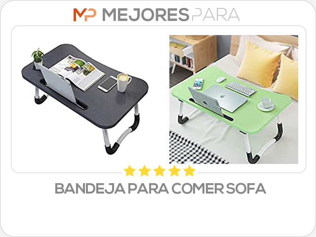 bandeja para comer sofa