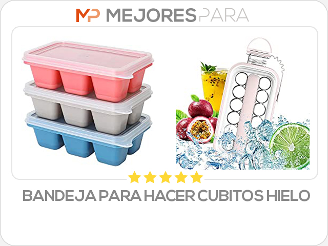 bandeja para hacer cubitos hielo