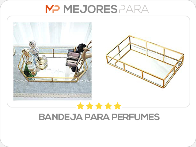 bandeja para perfumes