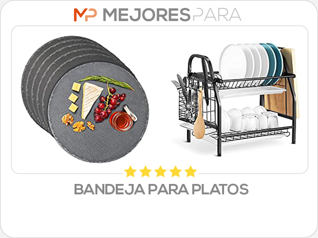 bandeja para platos