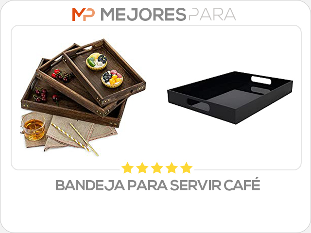 bandeja para servir café