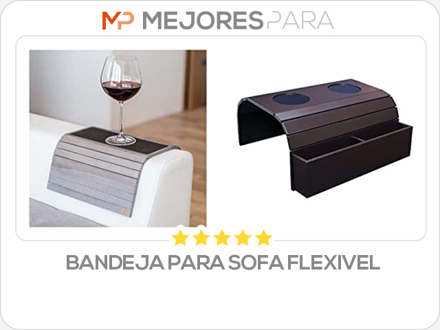 bandeja para sofa flexivel