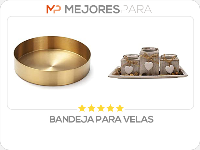 bandeja para velas