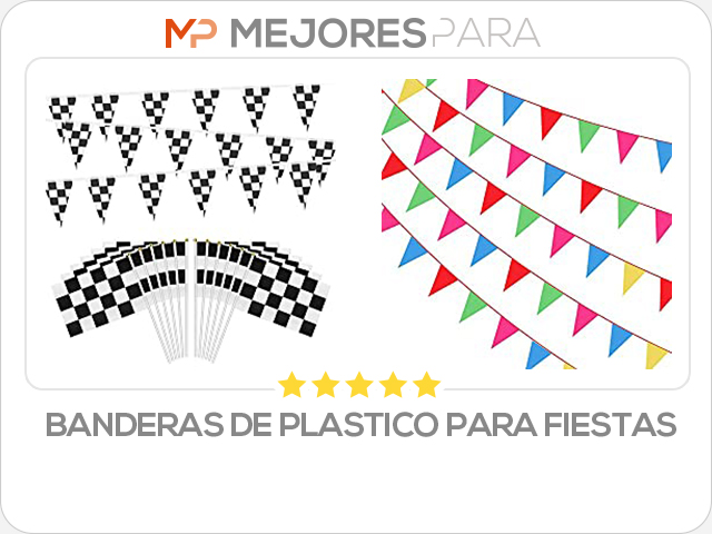 banderas de plastico para fiestas