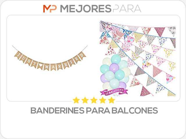 banderines para balcones