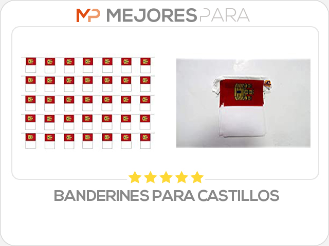 banderines para castillos