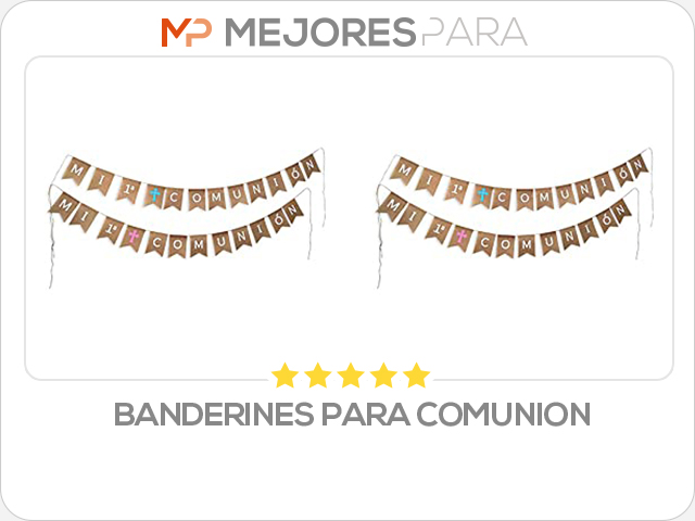 banderines para comunion