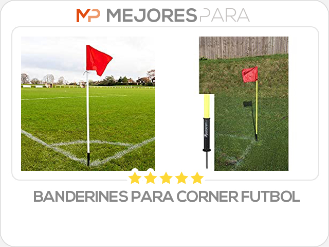 banderines para corner futbol