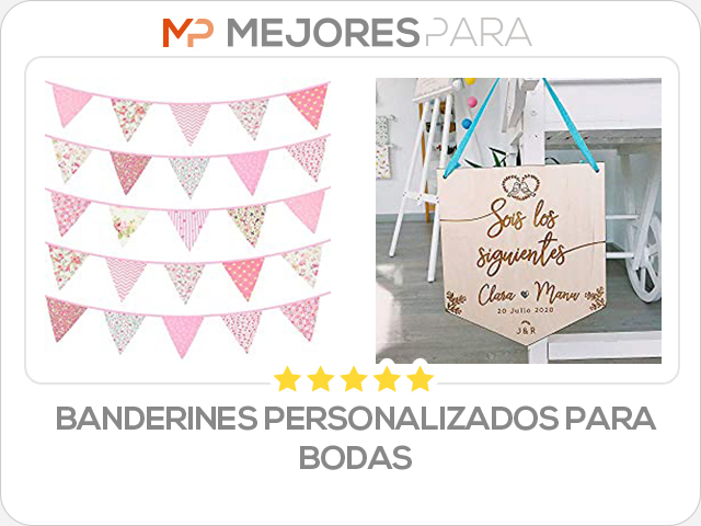 banderines personalizados para bodas